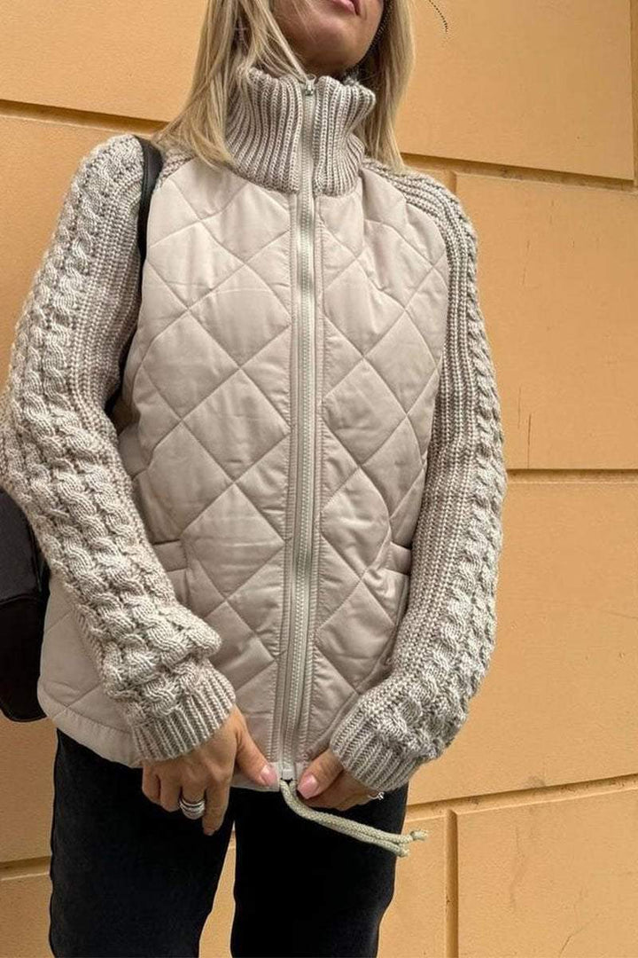 Gerda™ | Elegant strikket jakke for høst