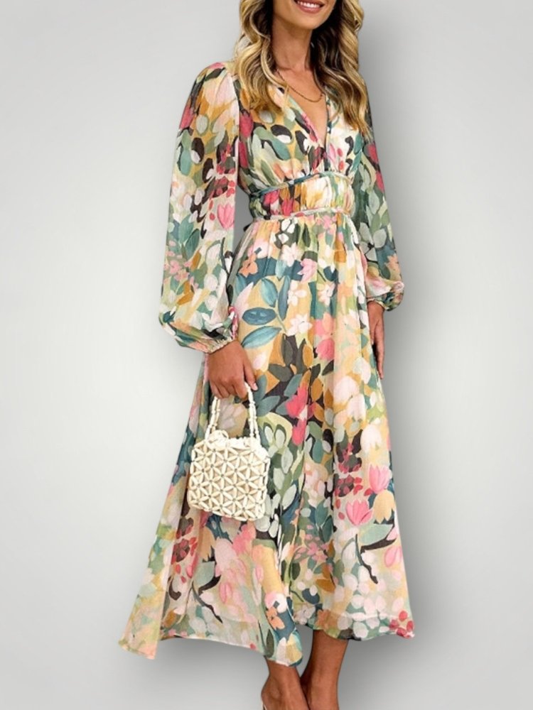 JARA | FLORAL KJOLE – fra Nordic Boutique & Co. | Nordic Boutique & Co.
