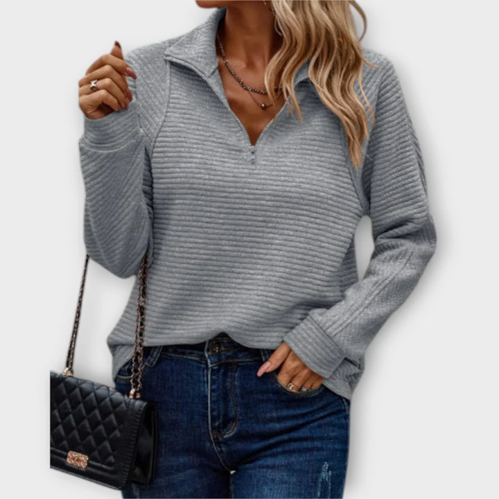 Ingrid – Halfzip genser