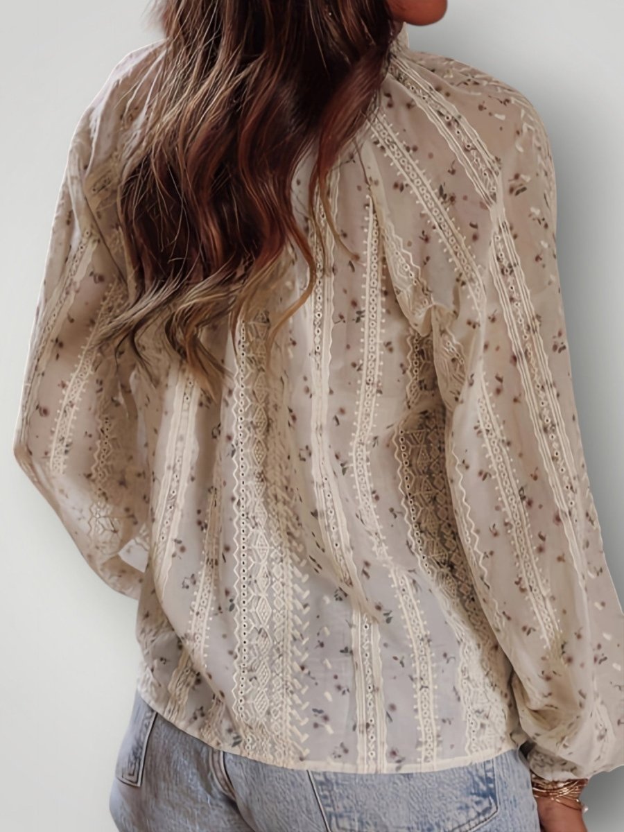 KARIN | BLOMSTERBLUSE - Nordic Boutique & Co.