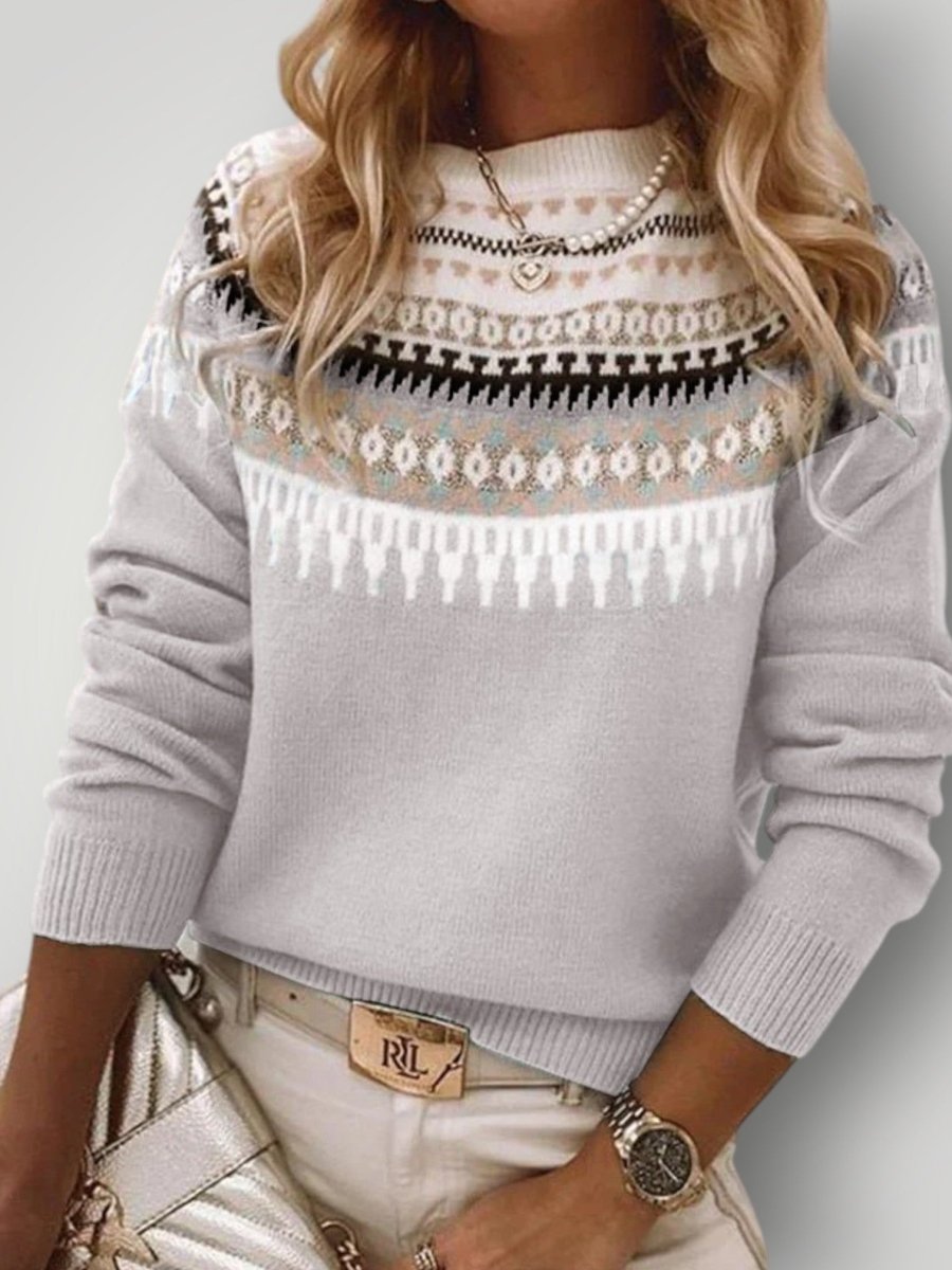 KELIE | VARM STRIKKET GENSER - Nordic Boutique & Co.