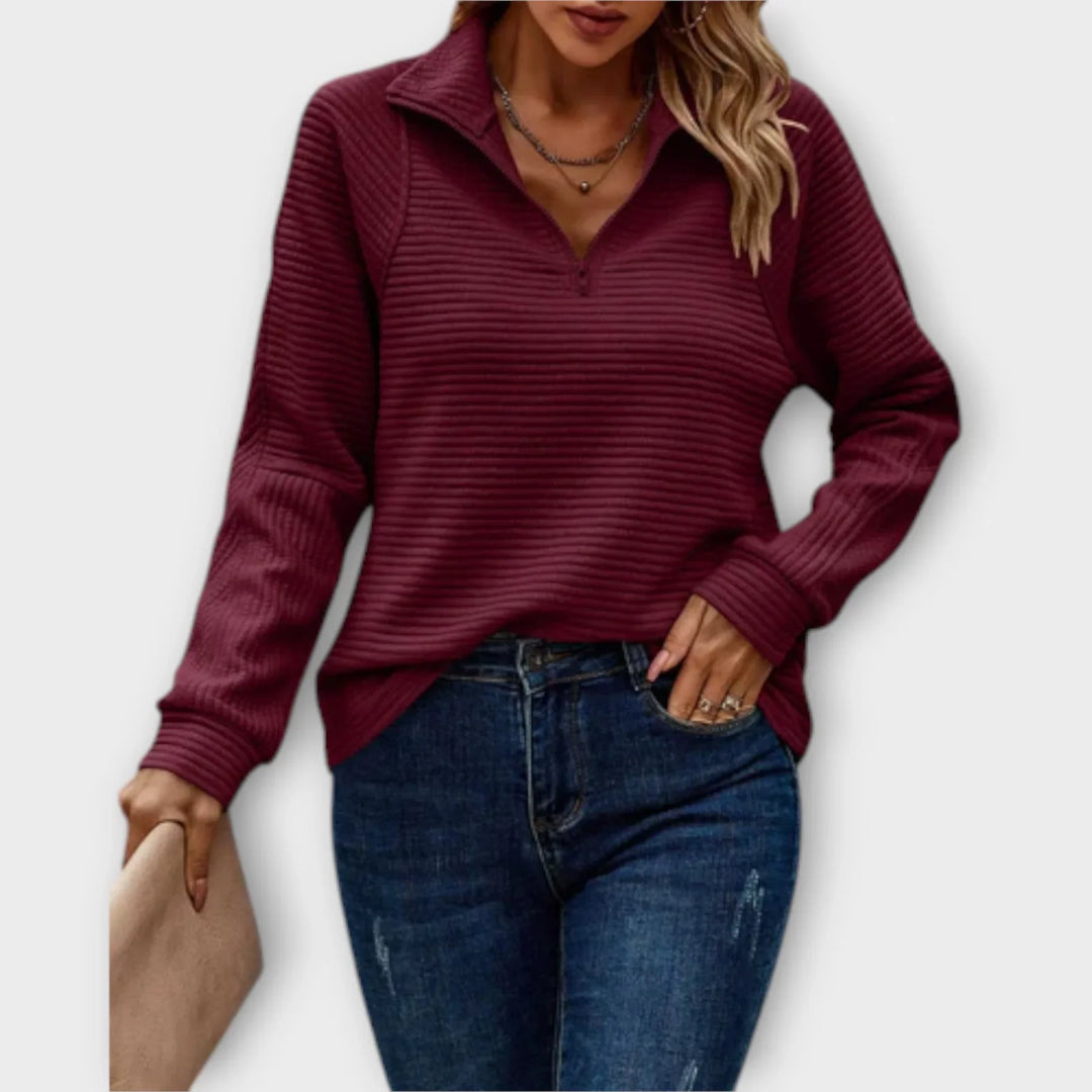 Ingrid – Halfzip genser