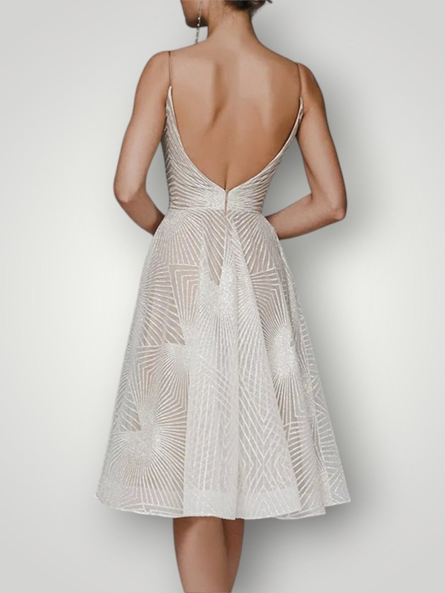 LARA | ÅPEN RYGG ELEGANT KJOLE - Nordic Boutique & Co.