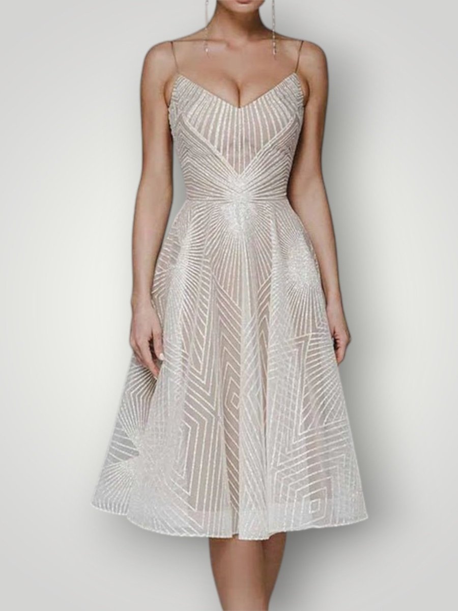 LARA | ÅPEN RYGG ELEGANT KJOLE - Nordic Boutique & Co.