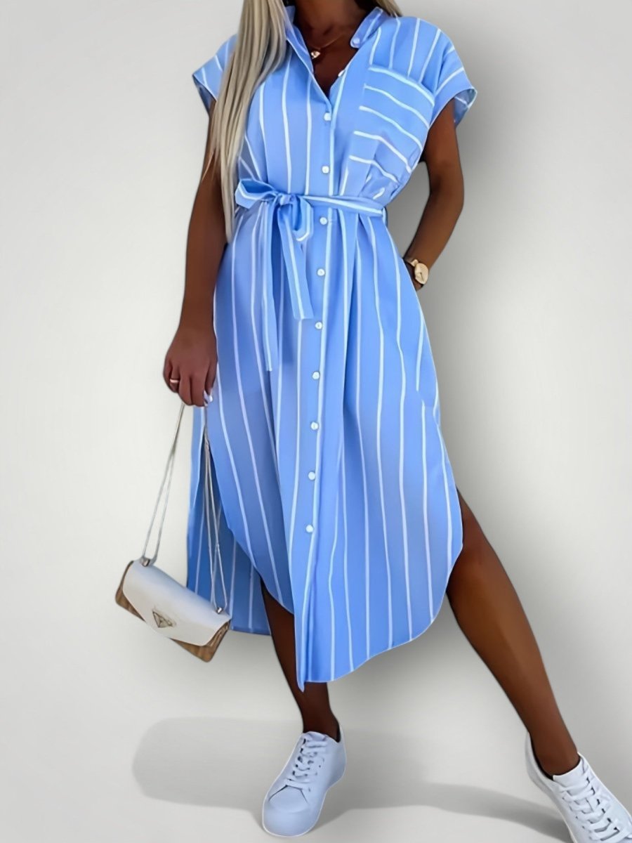 MARIANNE | STRIPETE KJOLE - Nordic Boutique & Co.