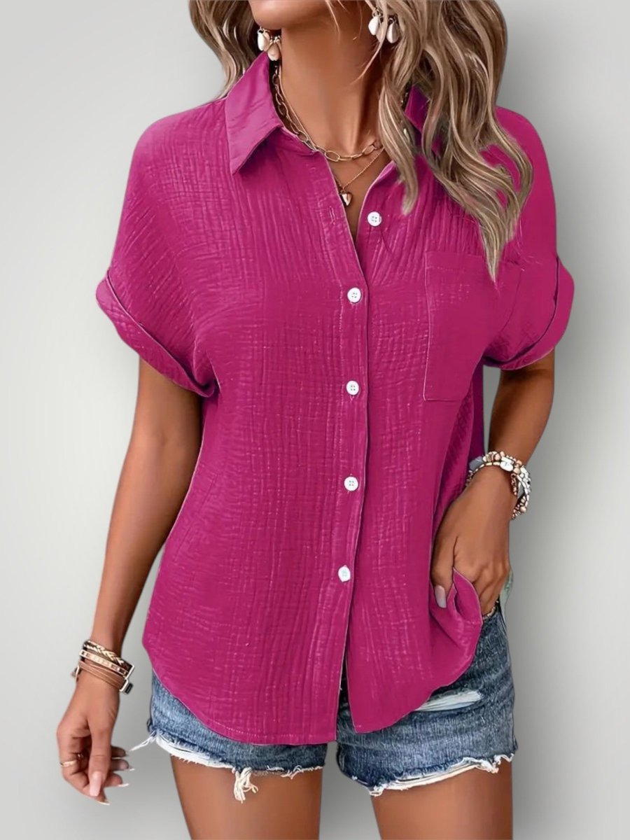 MATILDA | KORTERMET BLUSE - Nordic Boutique & Co.