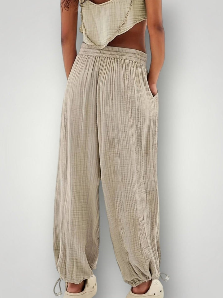 MIA | ELASTISKE BUKSER - Nordic Boutique & Co.