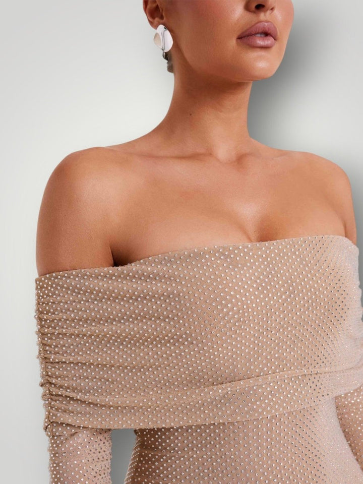 MYRTHE | DIAMOND MAXI KJOLE - Nordic Boutique & Co.