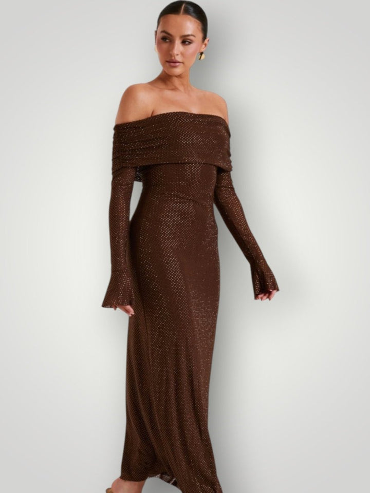MYRTHE | DIAMOND MAXI KJOLE - Nordic Boutique & Co.