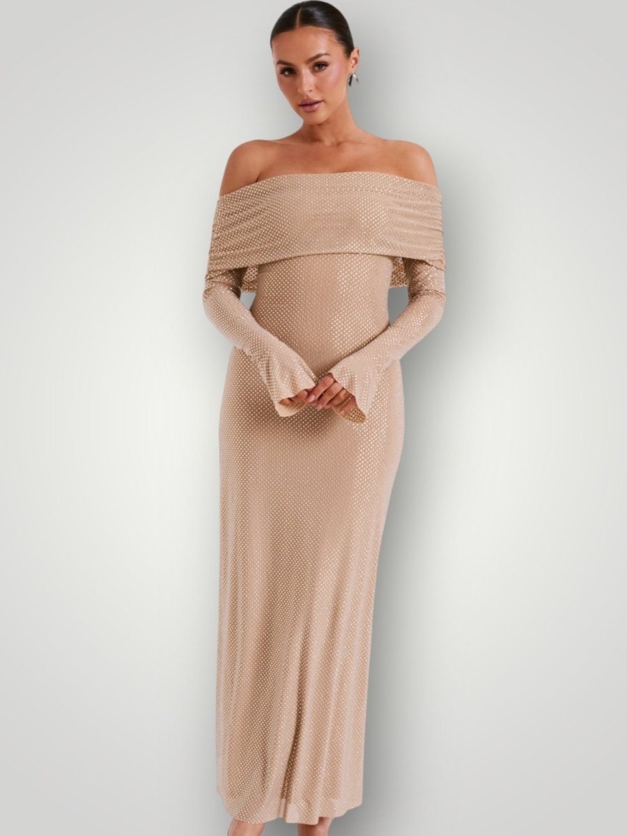 MYRTHE | DIAMOND MAXI KJOLE - Nordic Boutique & Co.