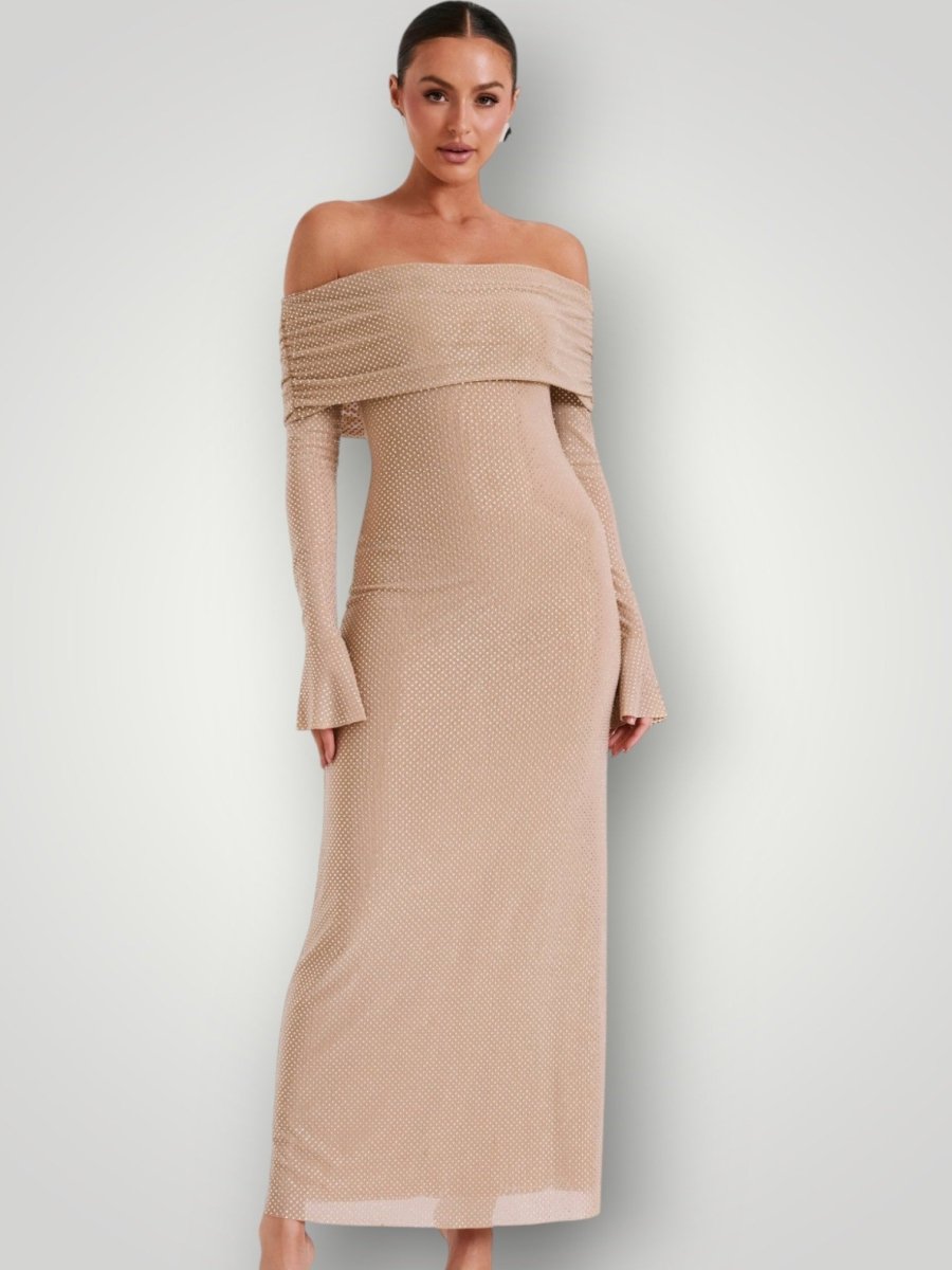 MYRTHE | DIAMOND MAXI KJOLE - Nordic Boutique & Co.