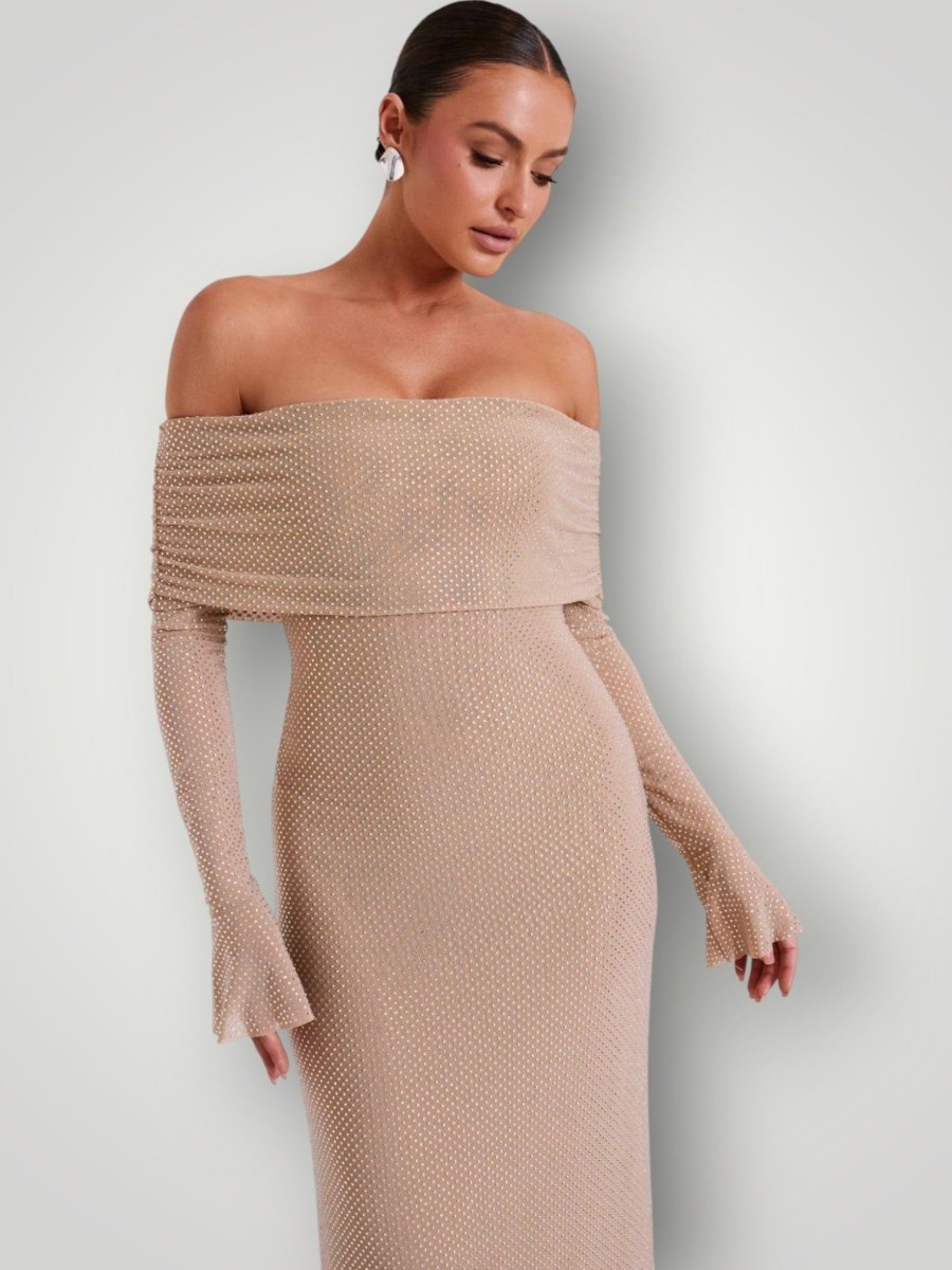MYRTHE | DIAMOND MAXI KJOLE - Nordic Boutique & Co.