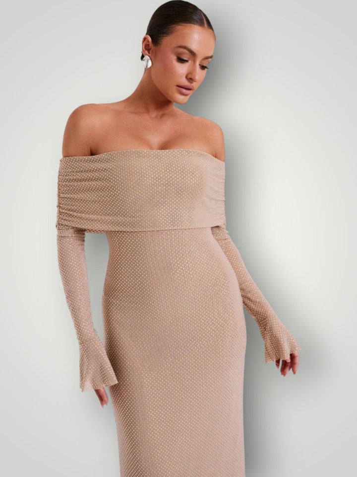 MYRTHE | DIAMOND MAXI KJOLE - Nordic Boutique & Co.