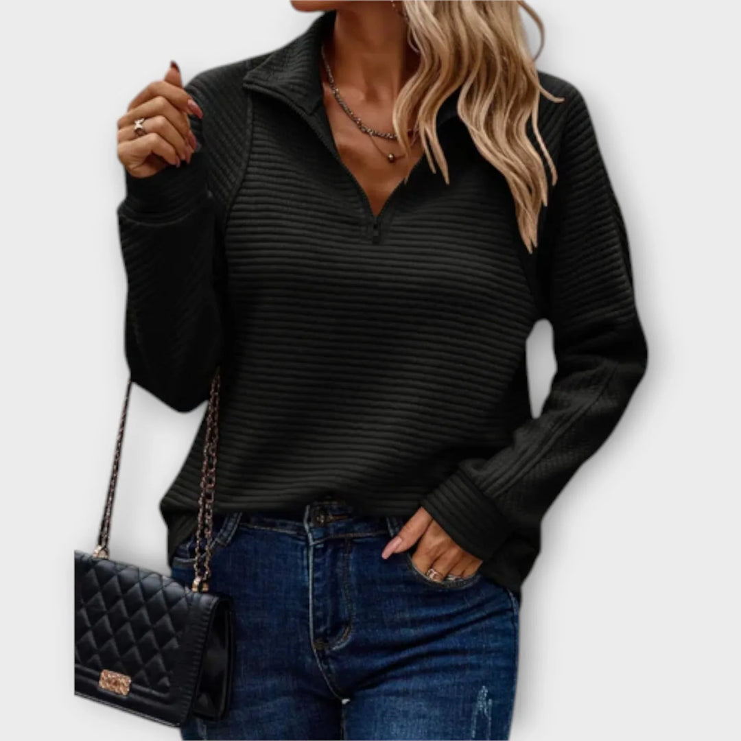 Ingrid – Halfzip genser