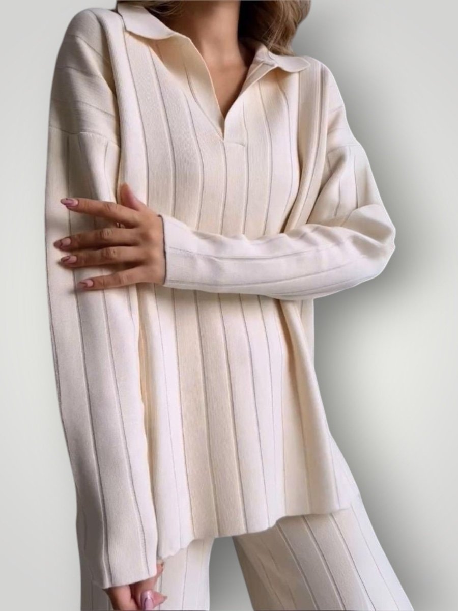 NAVONE | STRIPED JACQUARD SET - Nordic Boutique & Co.