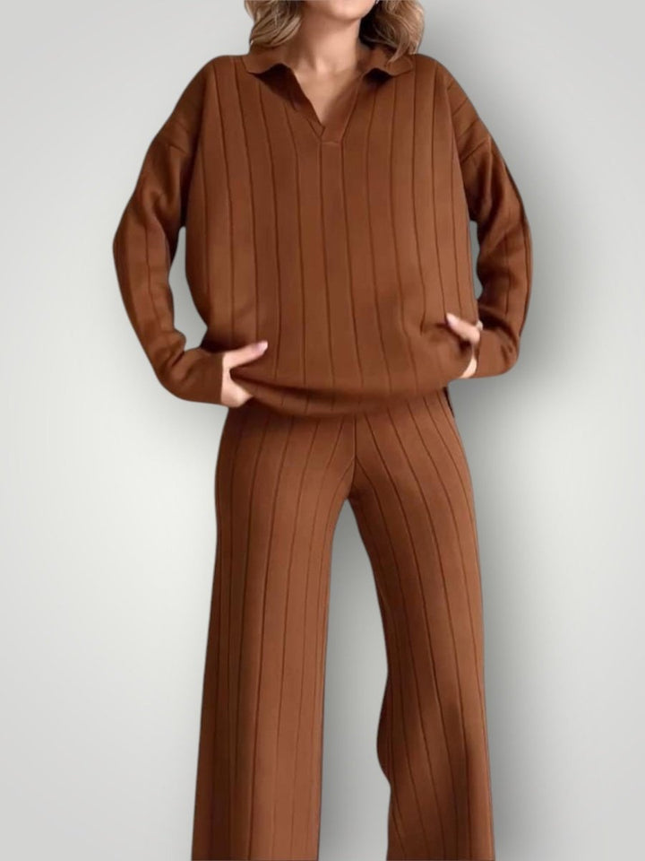 NAVONE | STRIPED JACQUARD SET - Nordic Boutique & Co.
