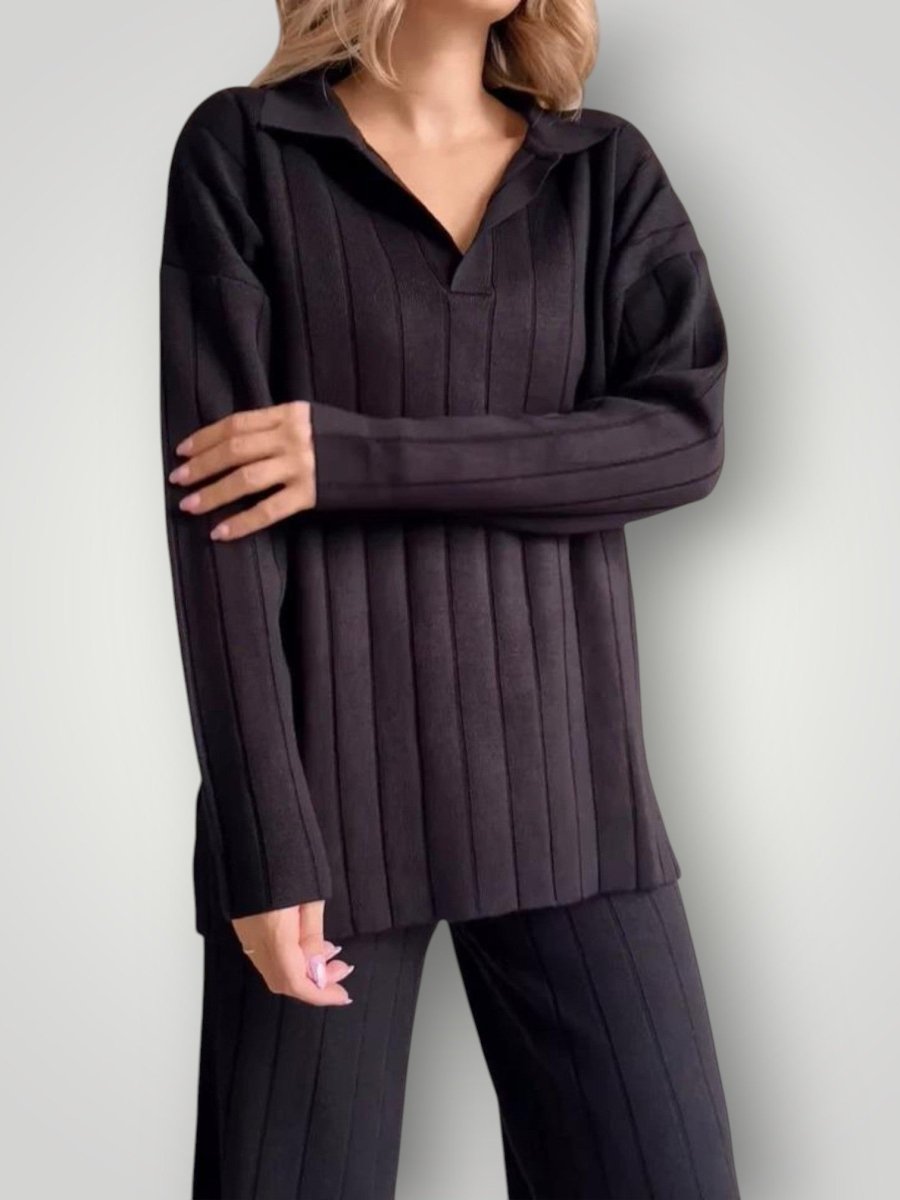 NAVONE | STRIPED JACQUARD SET - Nordic Boutique & Co.