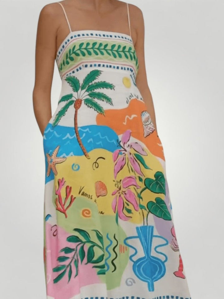 NOOR | PRINTKJOLE - Nordic Boutique & Co.