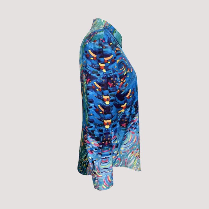 Norevana | Blusa con Abstracto en Acuarela