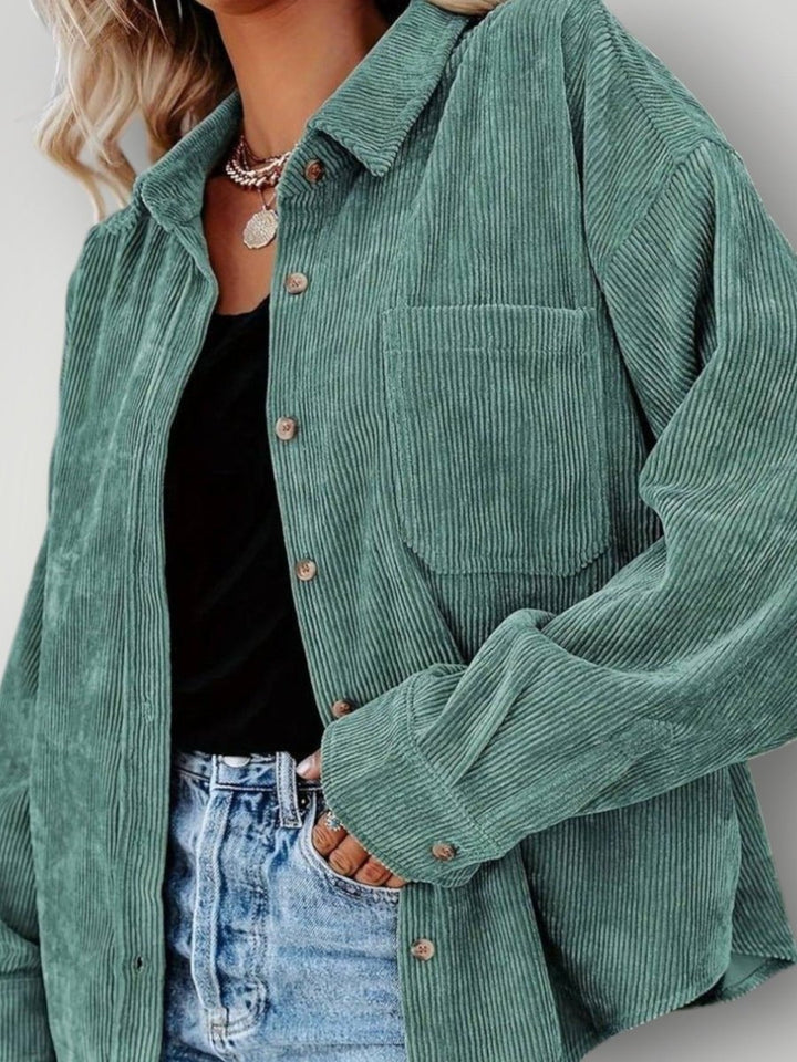 SEREN | VINTAGE VELVET SKJORTE - Nordic Boutique & Co.