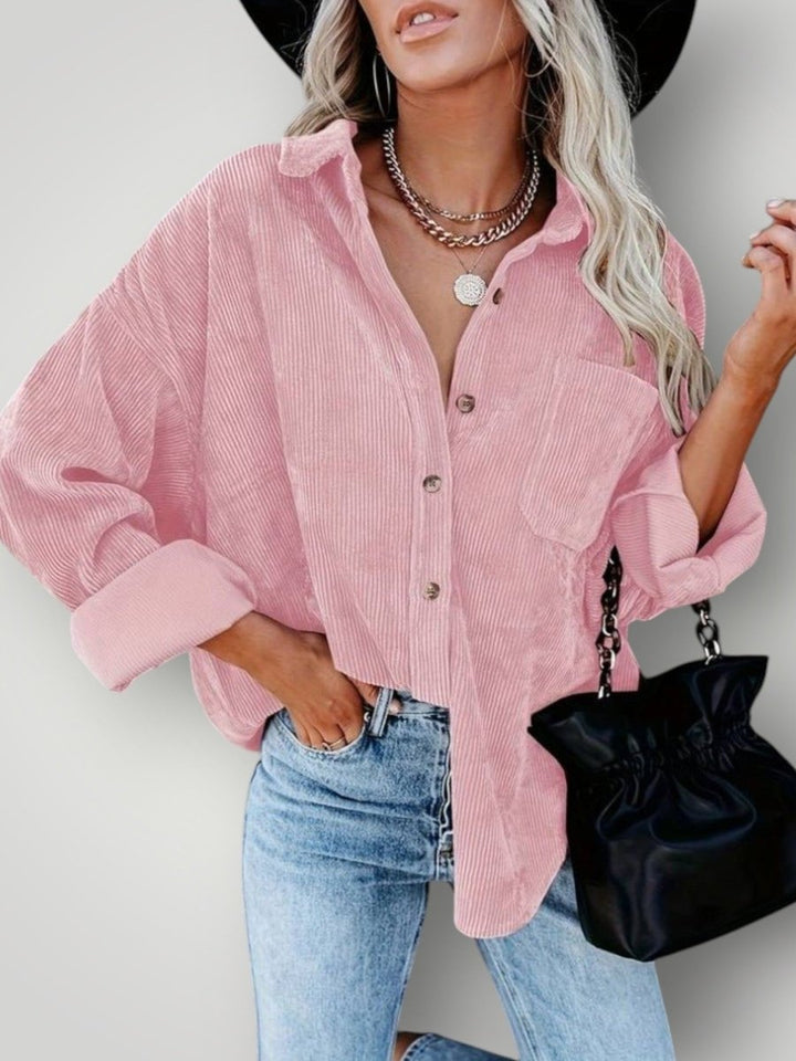 SEREN | VINTAGE VELVET SKJORTE - Nordic Boutique & Co.