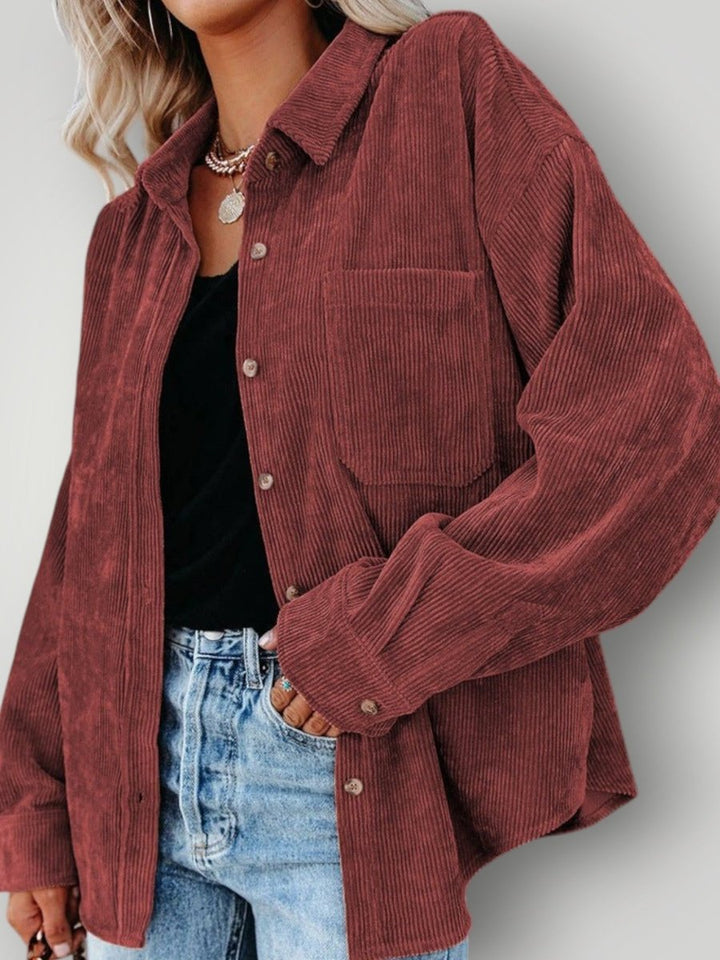 SEREN | VINTAGE VELVET SKJORTE - Nordic Boutique & Co.