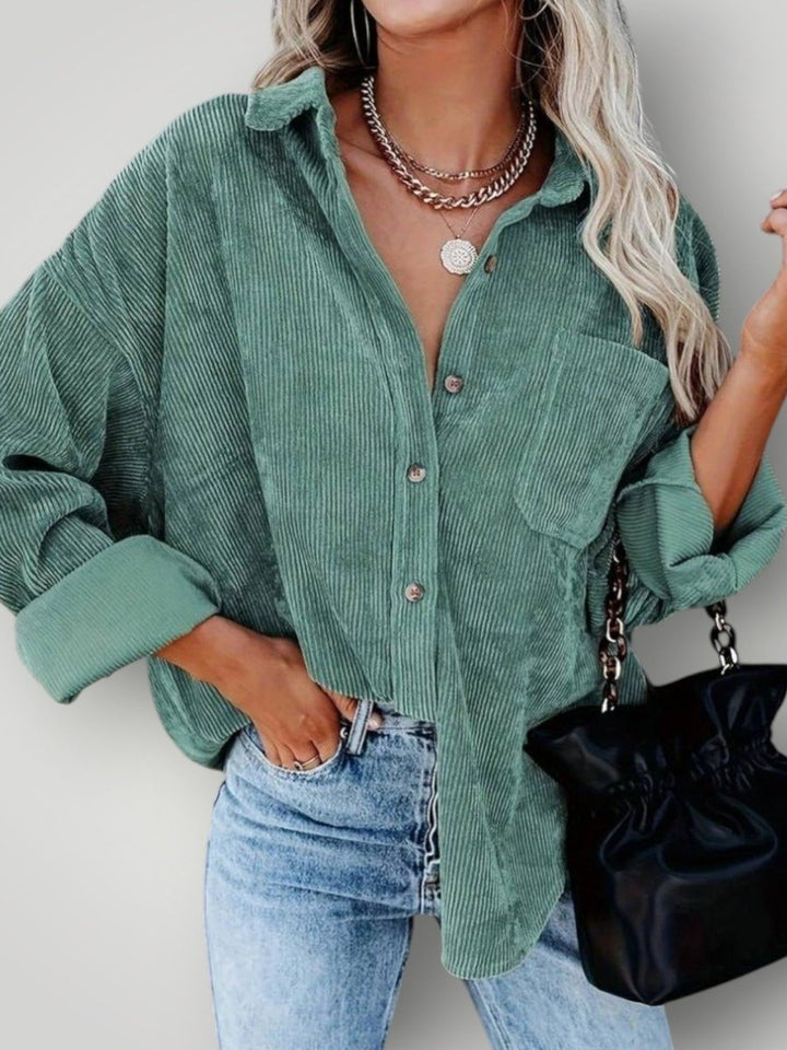 SEREN | VINTAGE VELVET SKJORTE - Nordic Boutique & Co.