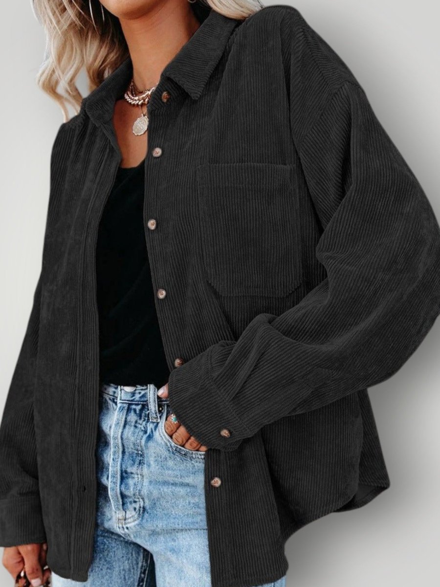 SEREN | VINTAGE VELVET SKJORTE - Nordic Boutique & Co.