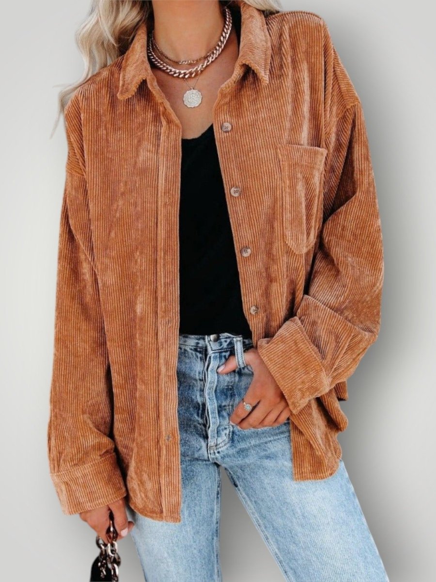 SEREN | VINTAGE VELVET SKJORTE - Nordic Boutique & Co.