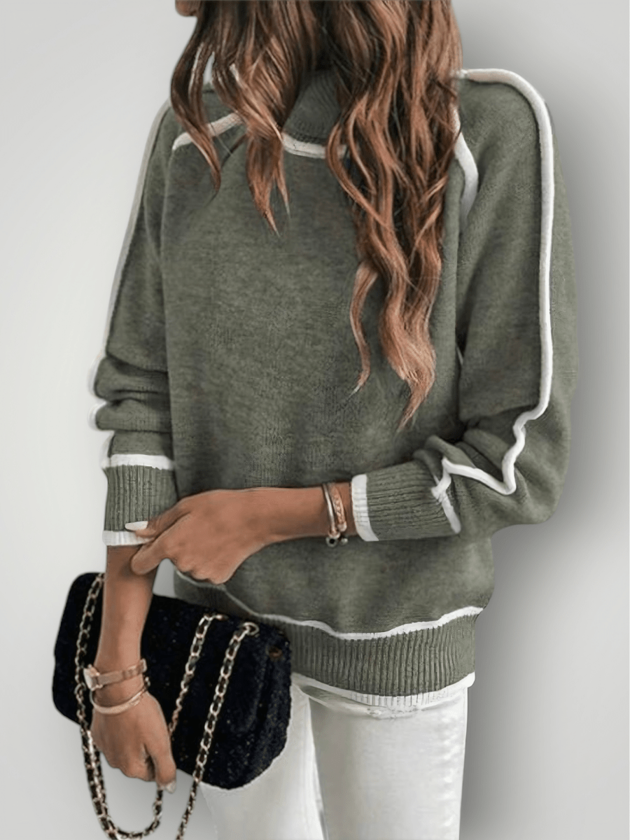 SIDSEL | STRIKKET GENSER - Nordic Boutique & Co.