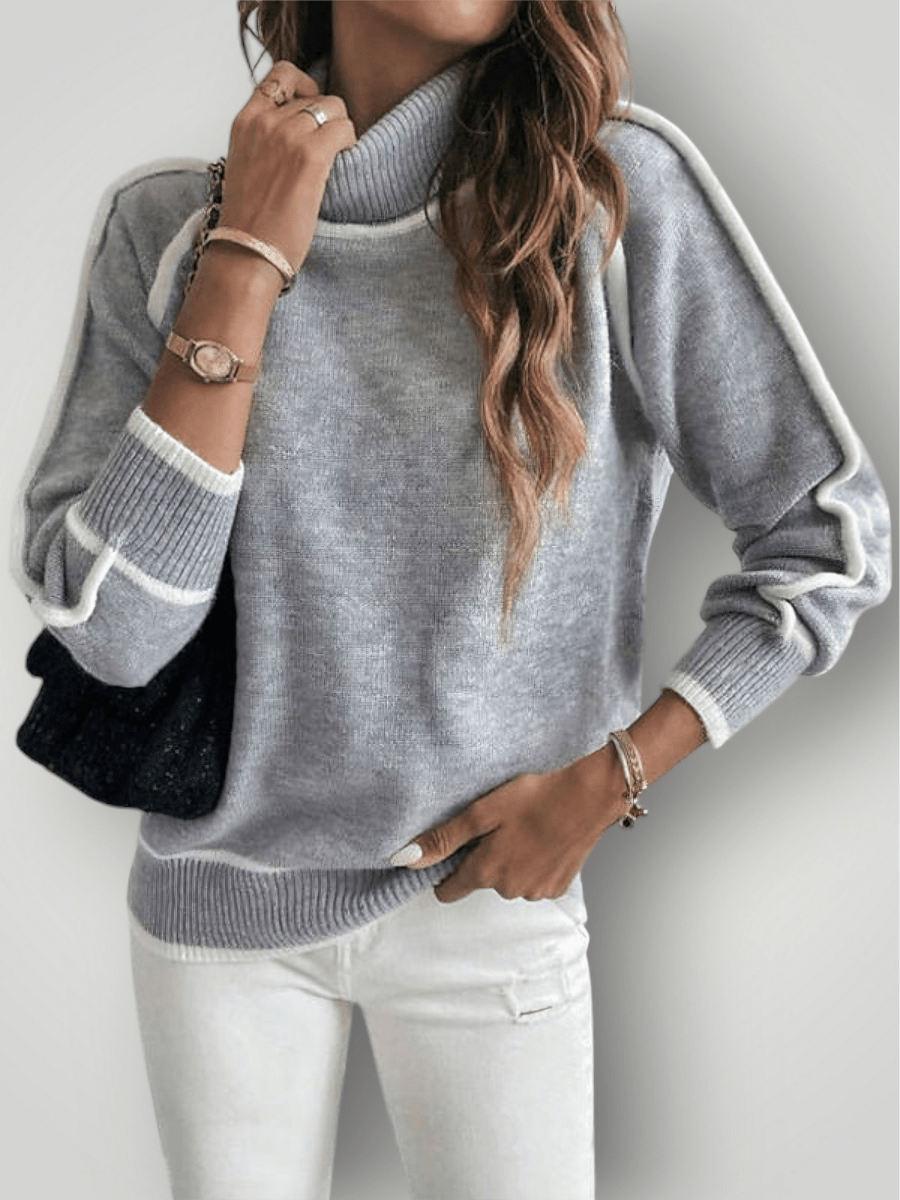 SIDSEL | STRIKKET GENSER - Nordic Boutique & Co.