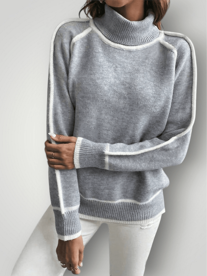 SIDSEL | STRIKKET GENSER - Nordic Boutique & Co.