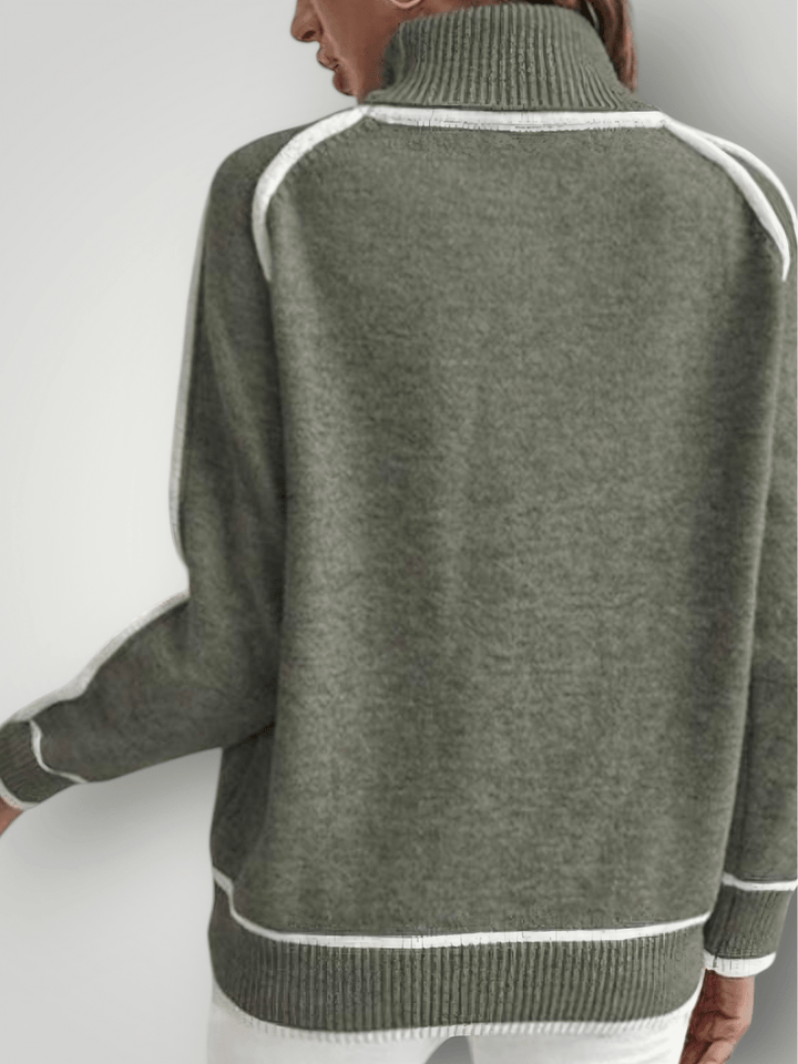 SIDSEL | STRIKKET GENSER - Nordic Boutique & Co.