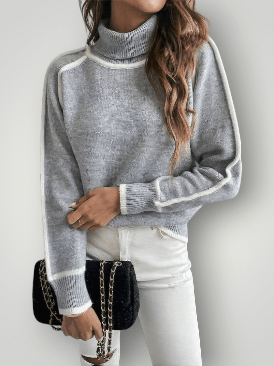 SIDSEL | STRIKKET GENSER - Nordic Boutique & Co.