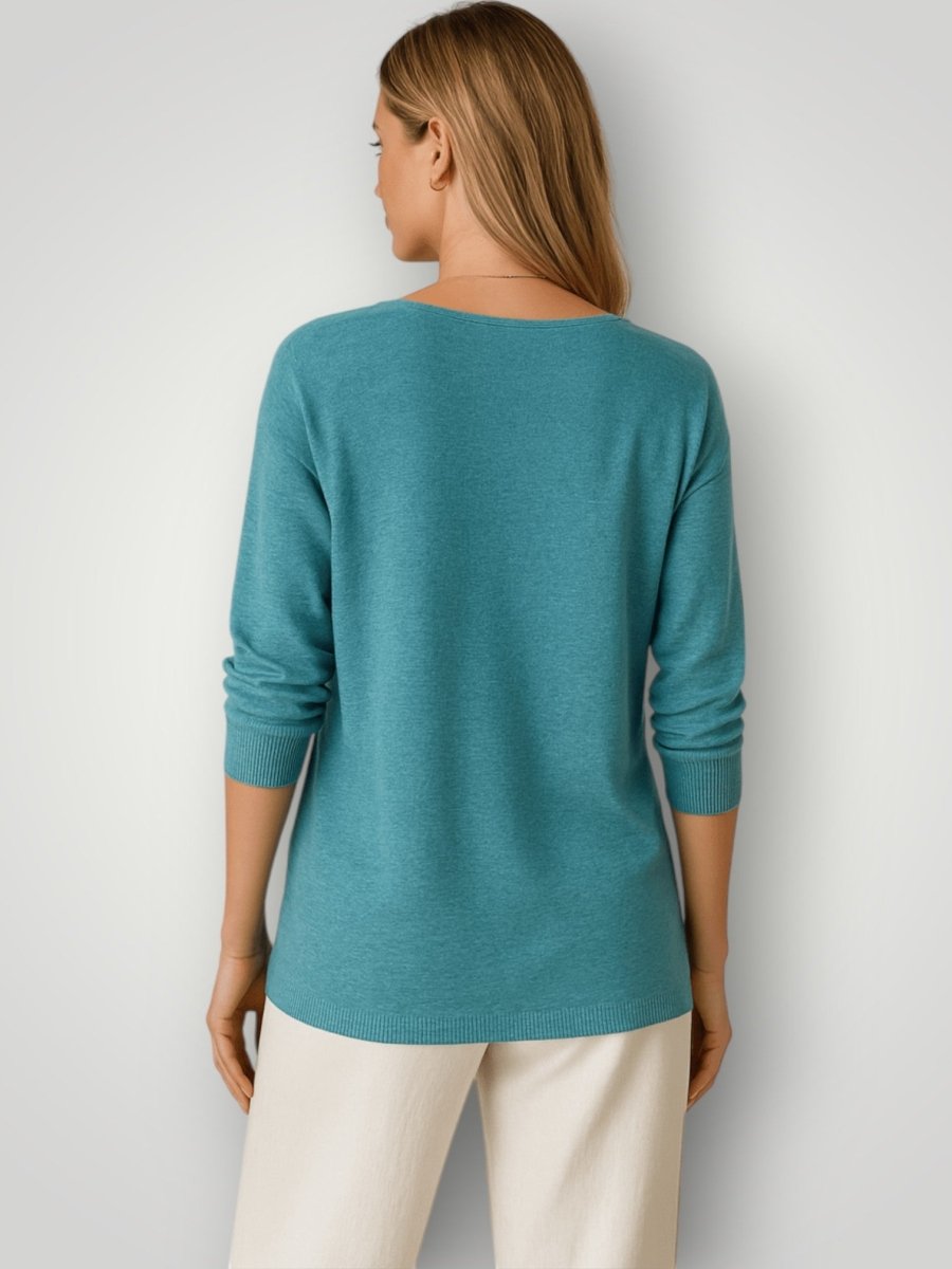 SOFIE | STRIKKET T - SKJORTE - Nordic Boutique & Co.