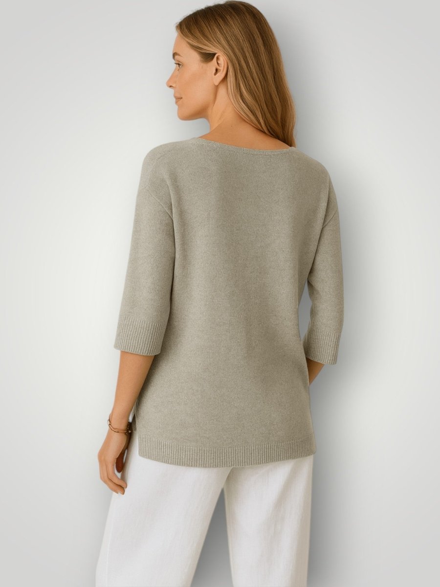 SOFIE | STRIKKET T - SKJORTE - Nordic Boutique & Co.