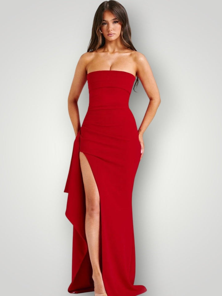 STACY | STRAPLESS MAXI KJOLE - Nordic Boutique & Co.