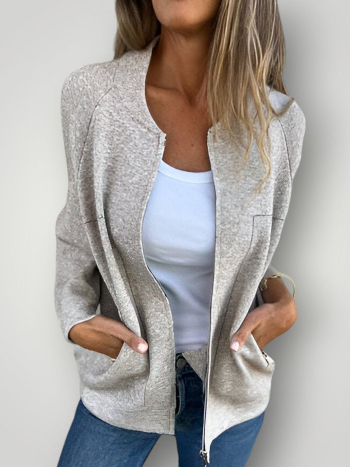 SYLVIE | JAKKE MED GLIDELÅS - Nordic Boutique & Co.